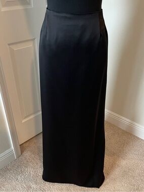 Alex Evenings Black Maxi Skirt - Long Elegant Evening Skirt